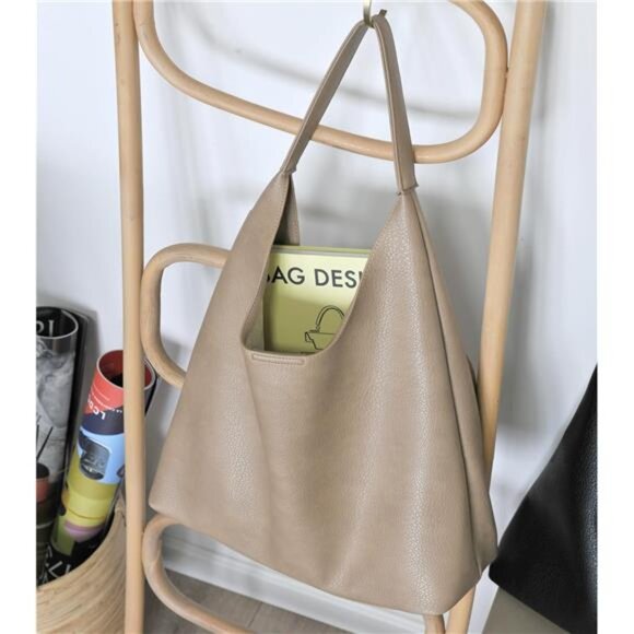 Hobo Bags Soft Vegan Leather khaki - Picture 3 of 6